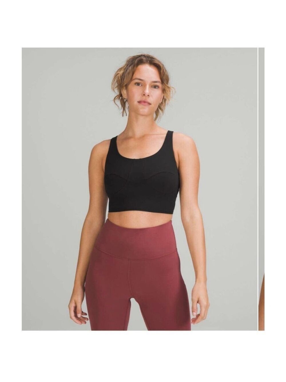 Women's Lululemon Nulu Front-Darting Yoga Bra Black Size 4